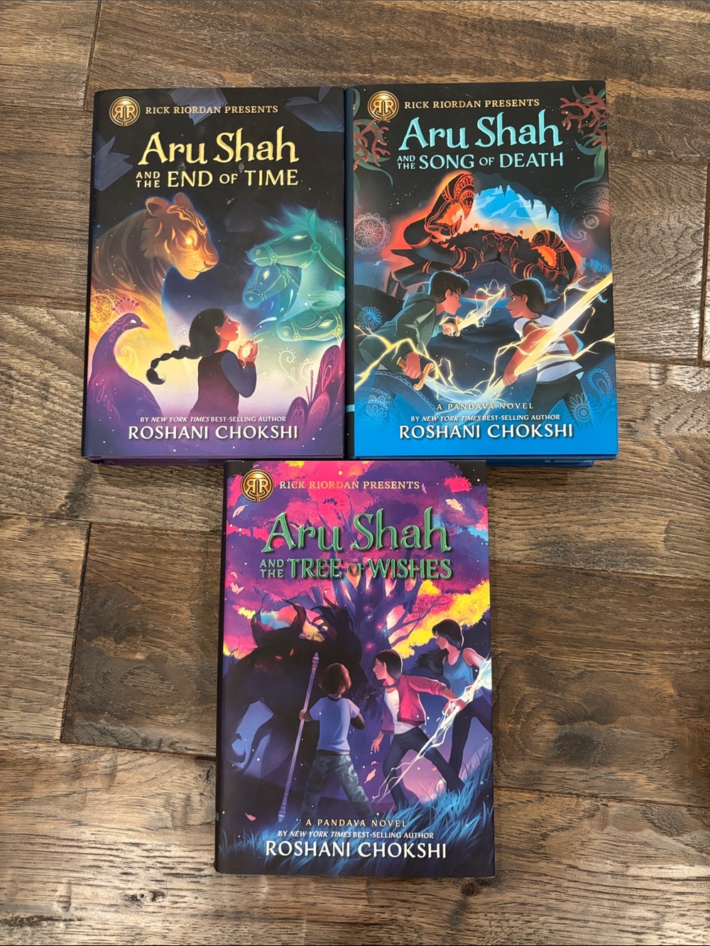 Aru Shah Hardcover Books 1 - 3 by Roshani Chokshi
